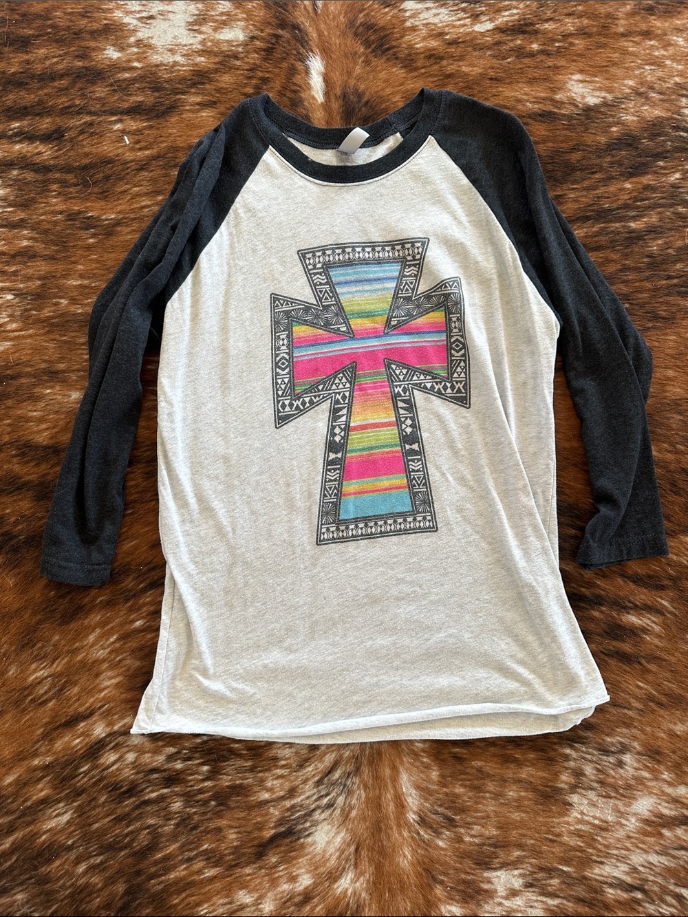 Medium cross shirt 3/4 length